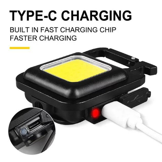 Rechargeable COB LED Keychain - Unique Bazar