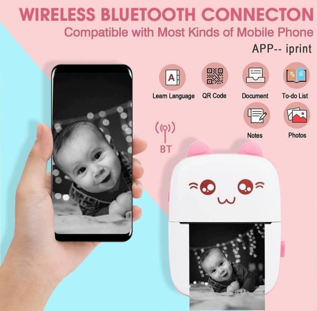 Rechargeable Mini Bluetooth Thermal Printer