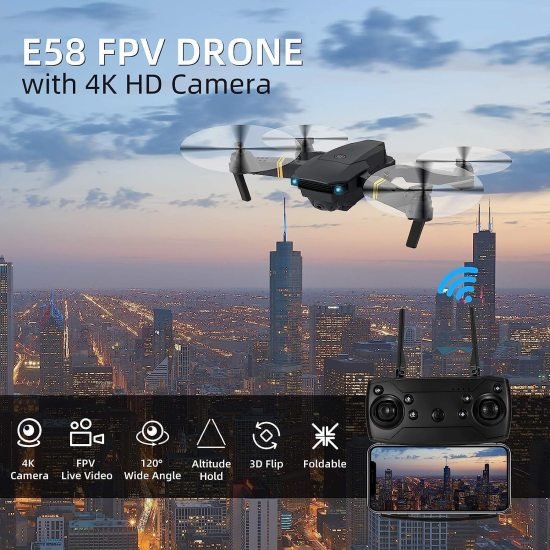 Remote Control Drone with Camera