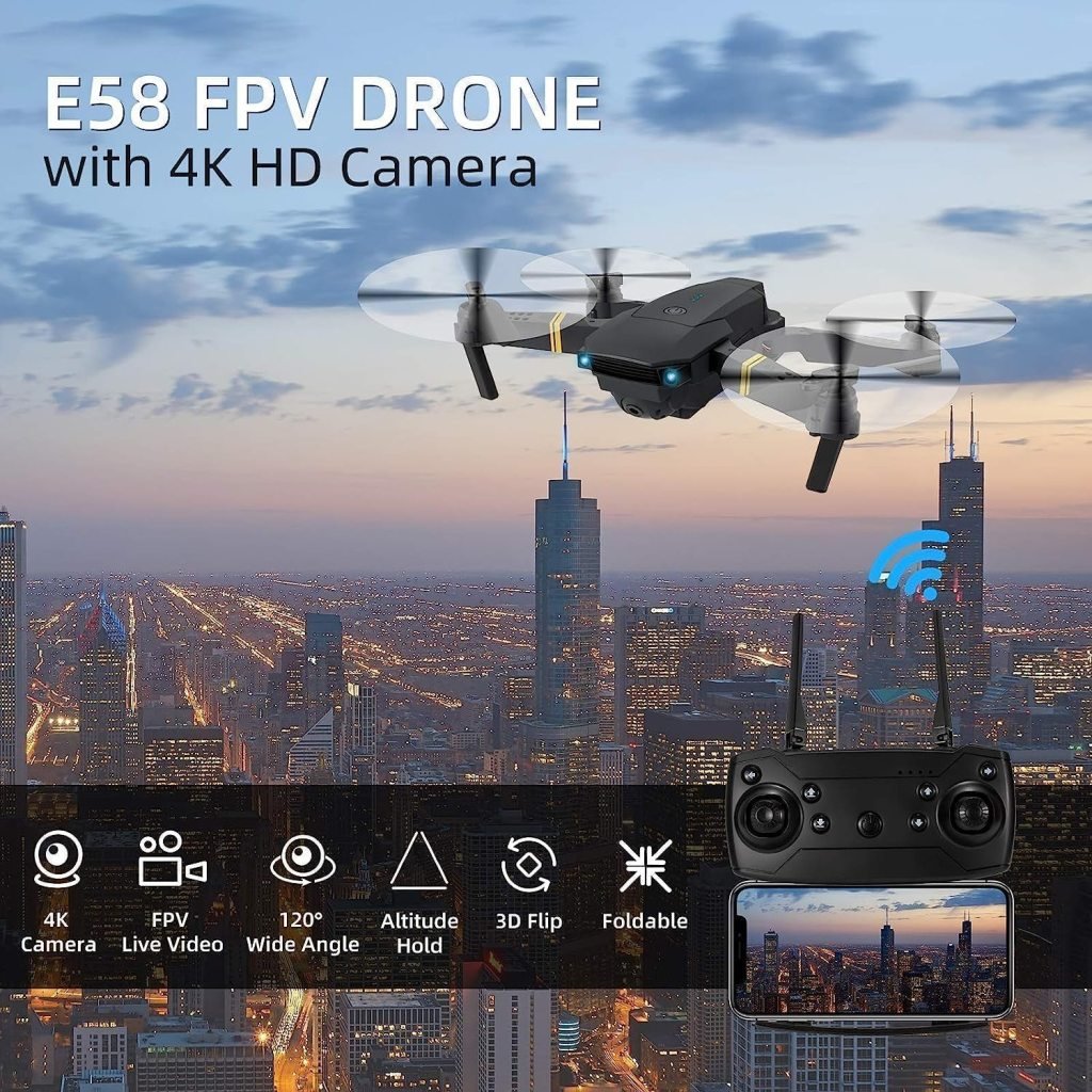 Remote Control Drone with Camera
