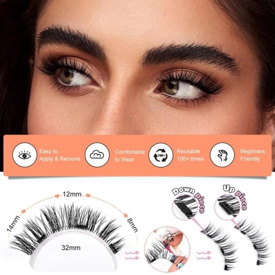 Reusable Magnetic Eyelashes
