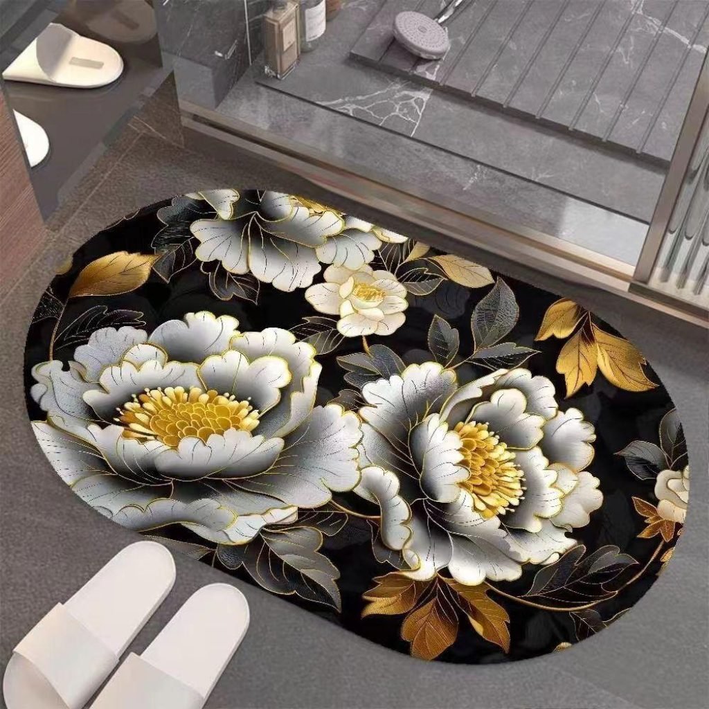 Round 5D Bathroom Mat mix