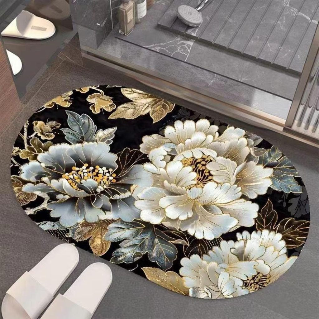 Round 5D Bathroom Mat mix