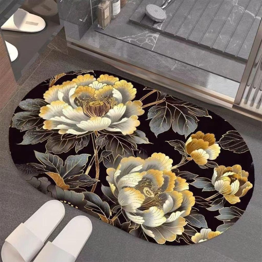 Round 5D Bathroom Mat mix