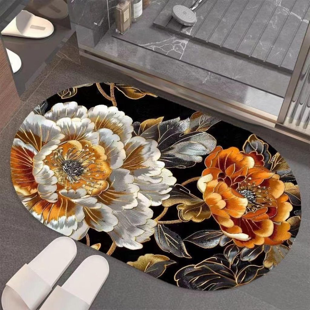 Round 5D Bathroom Mat mix