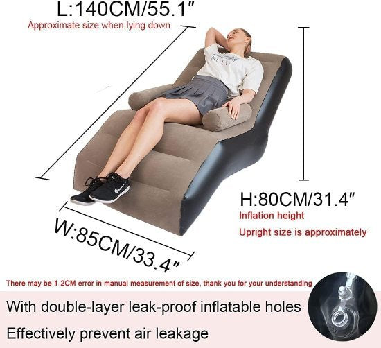 S Shape Inflatable Sofa Chair