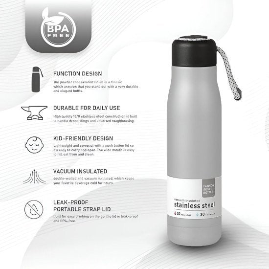 SS Vacuum Insulated Bottle 500ml