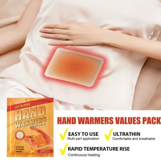 Self Heating Hand Warmer Patch Pack Of 10 Pair