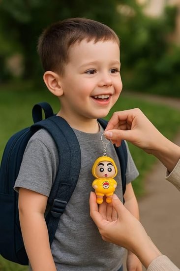 Shinchan Face Changing Keychain
