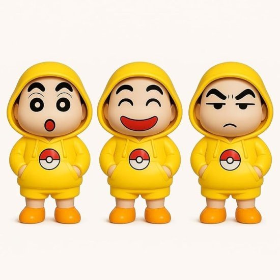 Shinchan Face Changing Keychain