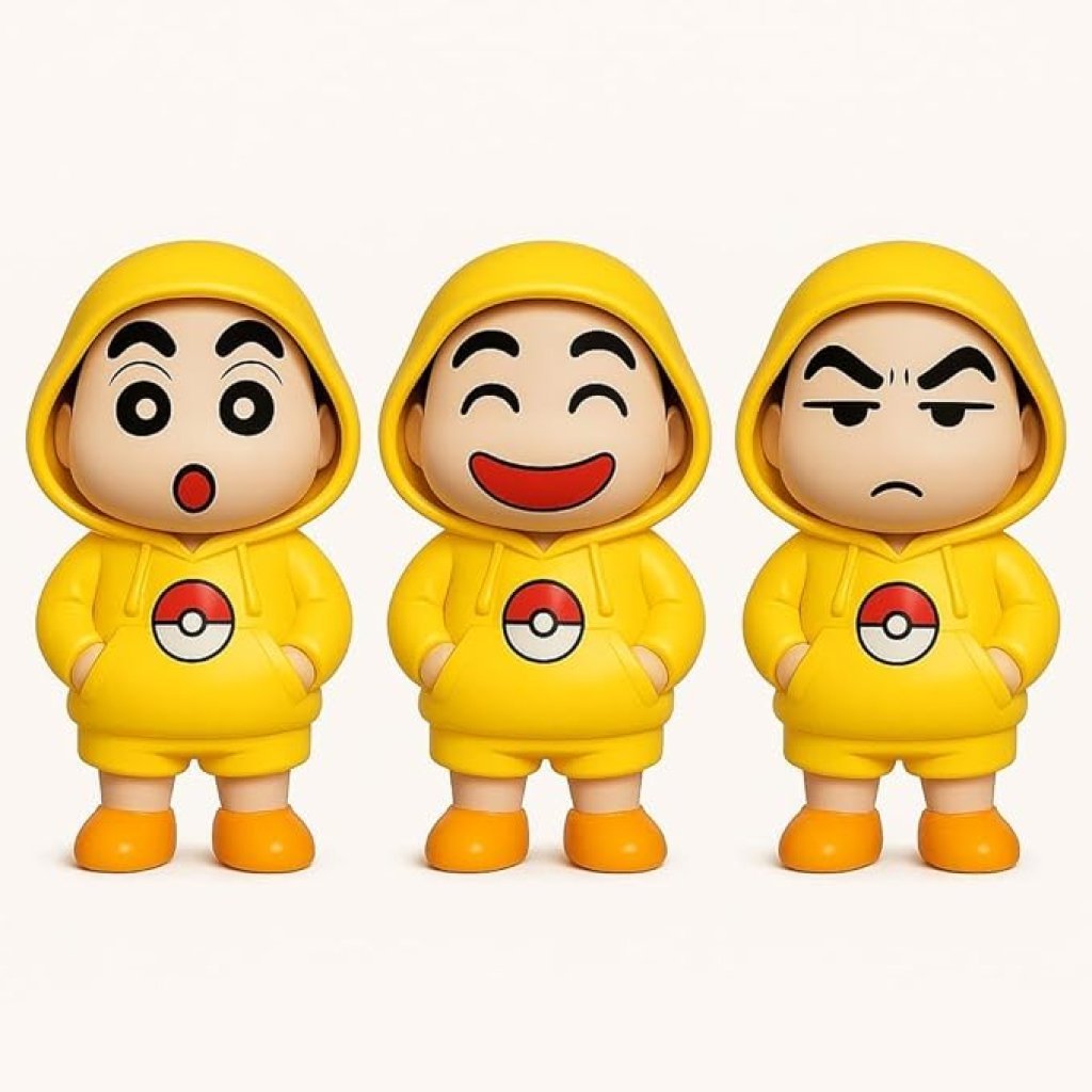 Shinchan Face Changing Keychain