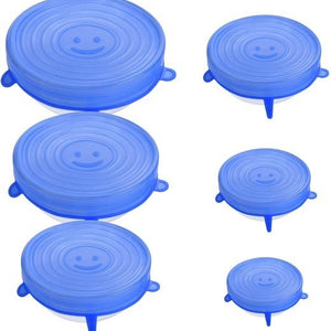 6 Pcs Silicone Lid Cover Silicon Lids