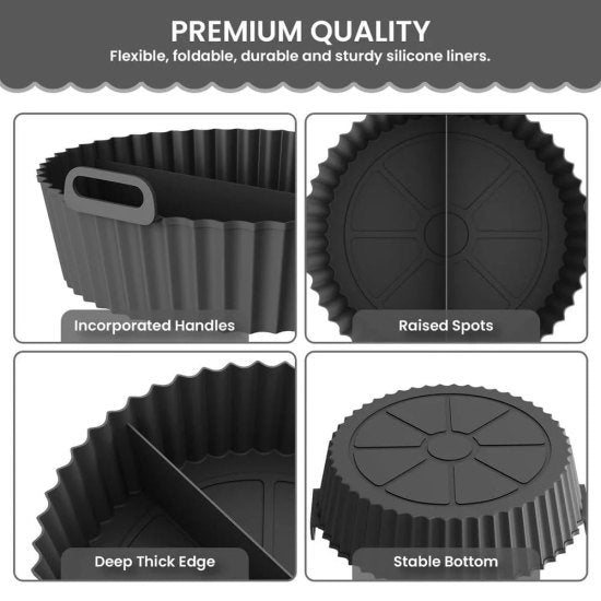 Silicone Air Fryer Liners Pot 1pcs