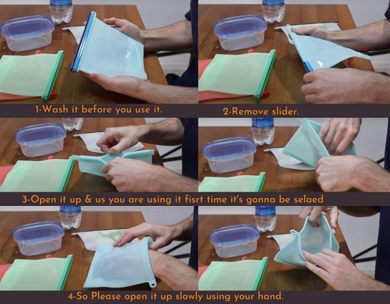 Silicon Bag Food Storage Bag