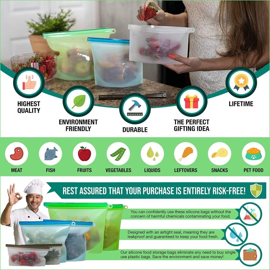 Silicon Bag Food Storage Bag