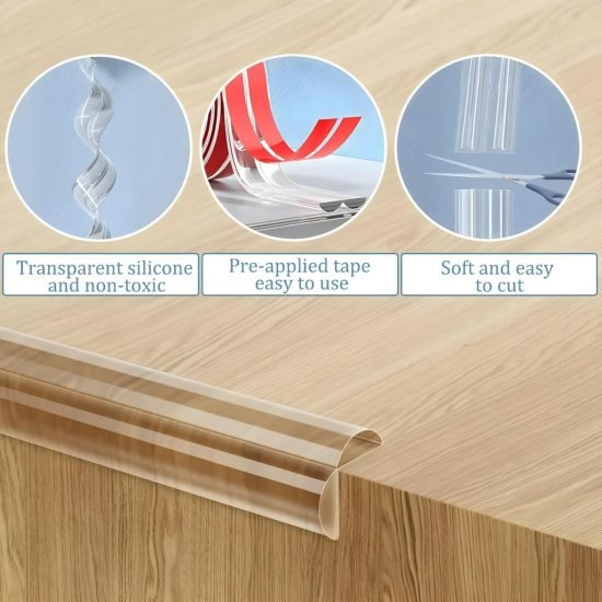 Silicone Transparent Edge Corner Protector tape 10 mtr