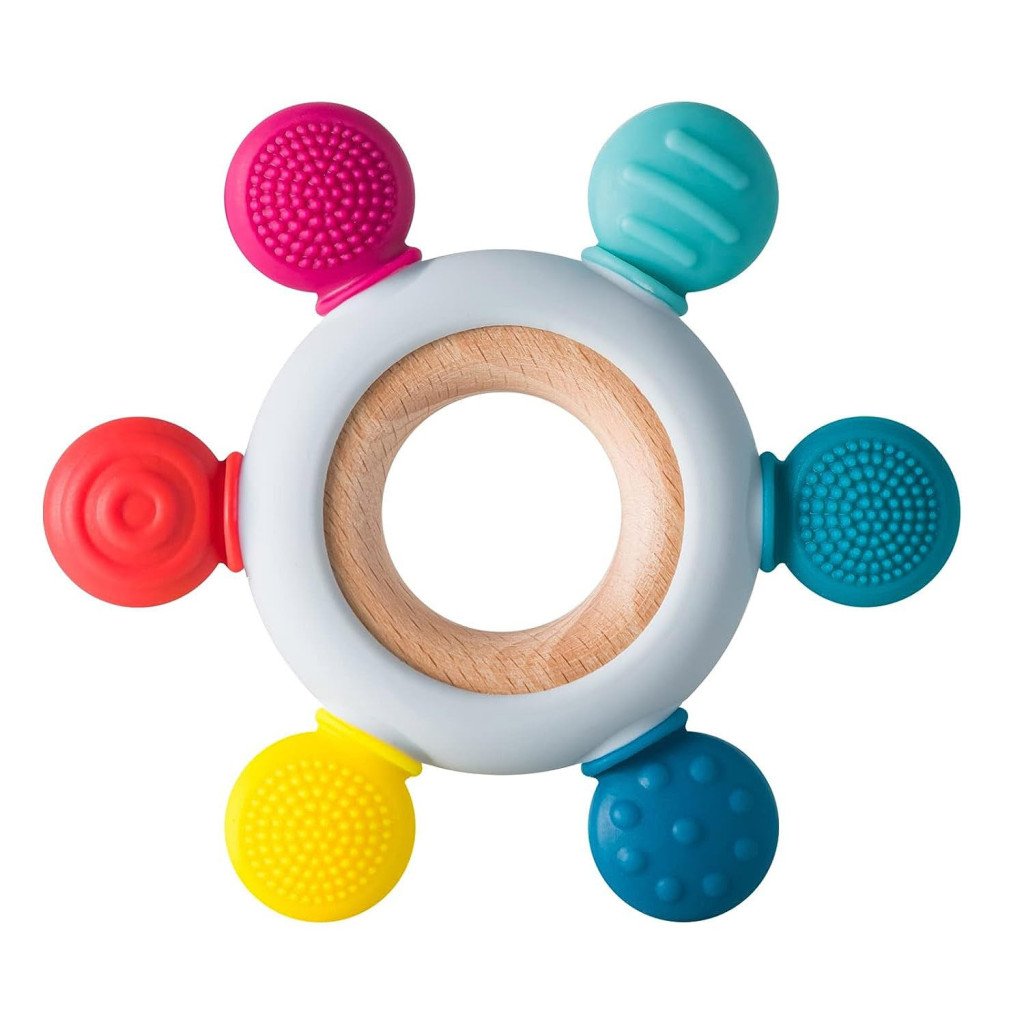 Silicone Wooden Baby Teether