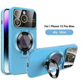 Sky Blue iPhone 15 Pro Max Mobile Cover