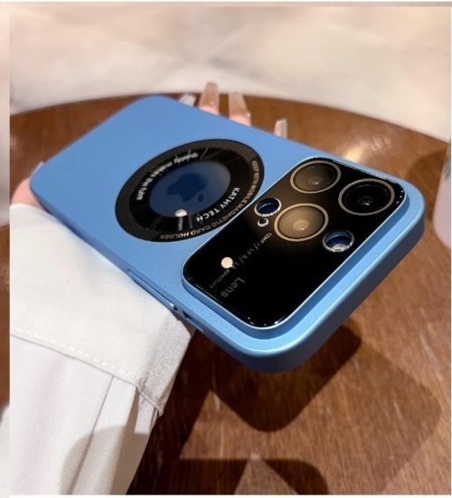 Sky Blue iPhone 15 Pro Mobile Cover
