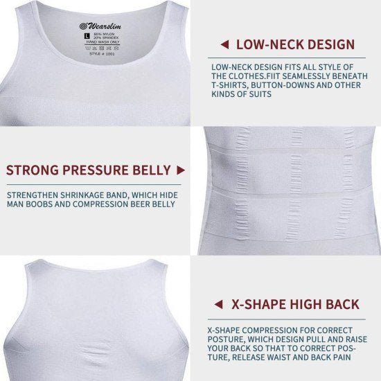 Slimming Shirt For Man Slim and Fit