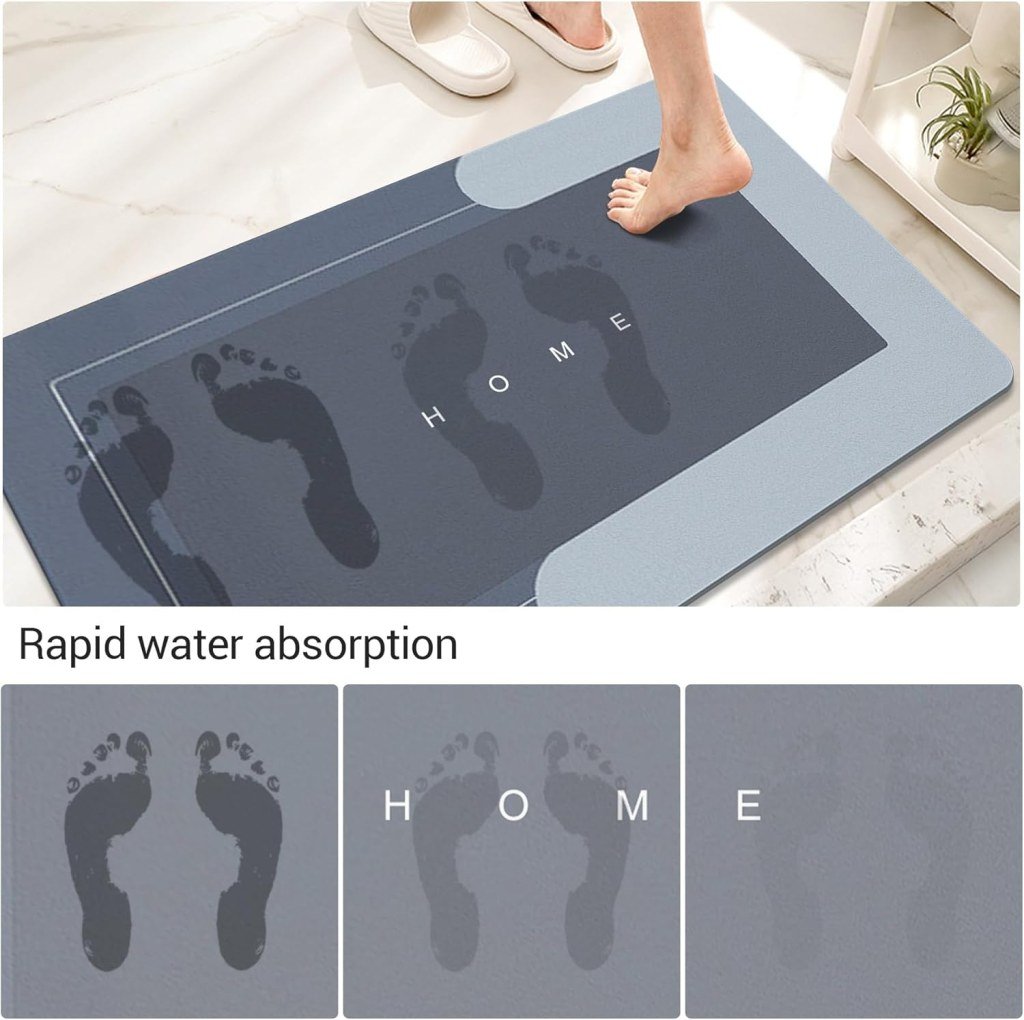 Square Bathroom Mat Bath Shower Room