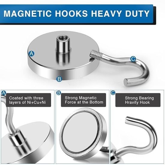 Stainless Steel Magnetic Hook