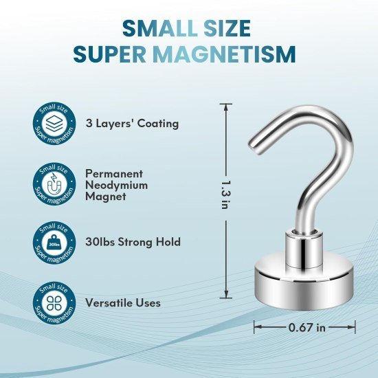 Stainless Steel Magnetic Hook