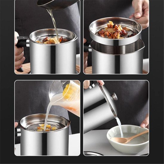 Stainless Steel Oil Filter Pot