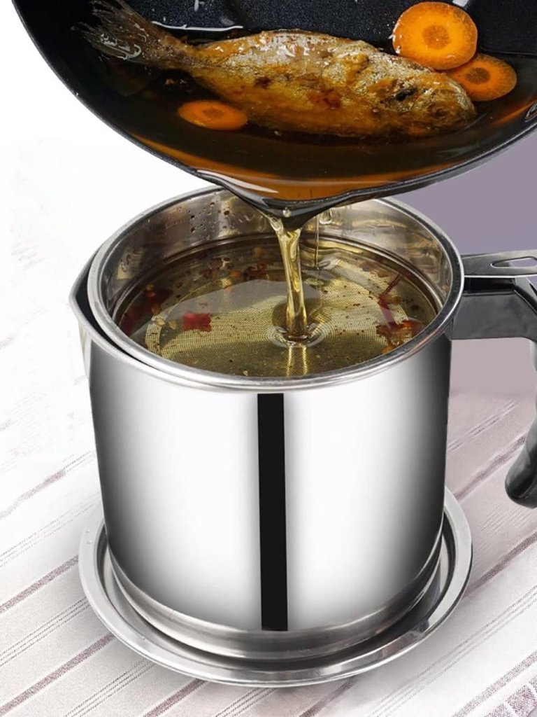 Stainless Steel Oil Filter Pot