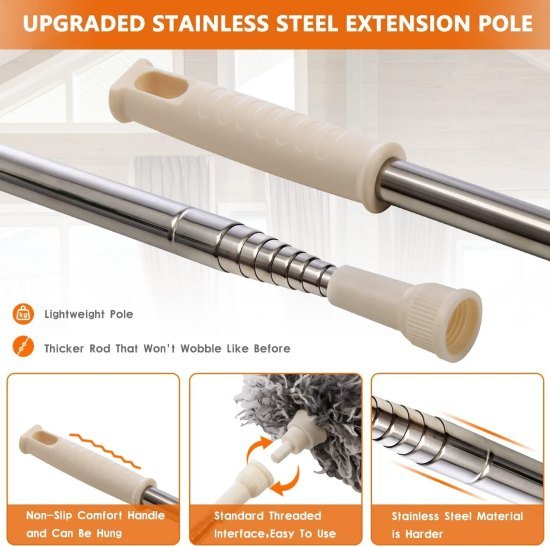 Telescopic Duster 100 inch Mop