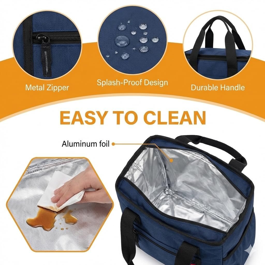 Thermal Insulated Lunch Bag Tiffin