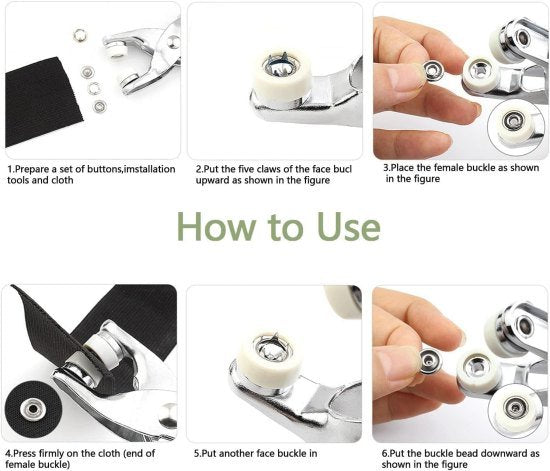 Thickened Snap Buttons Kit