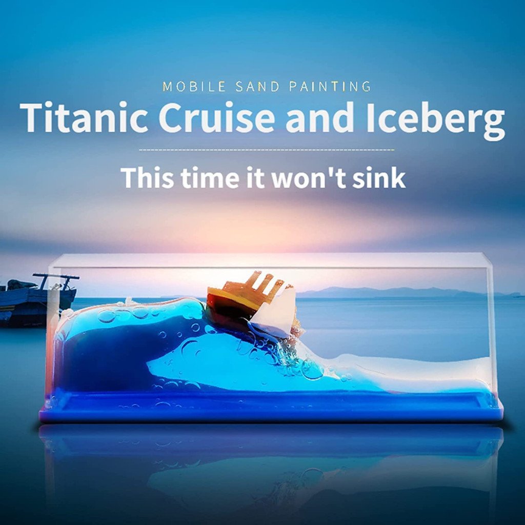 Titanic Decorative Liquid Wave Cruise Ship