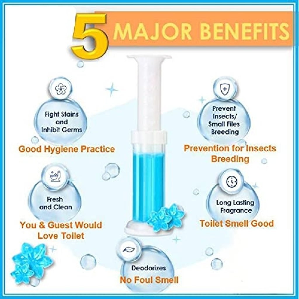 Toilet Gel Freshener and Cleaner