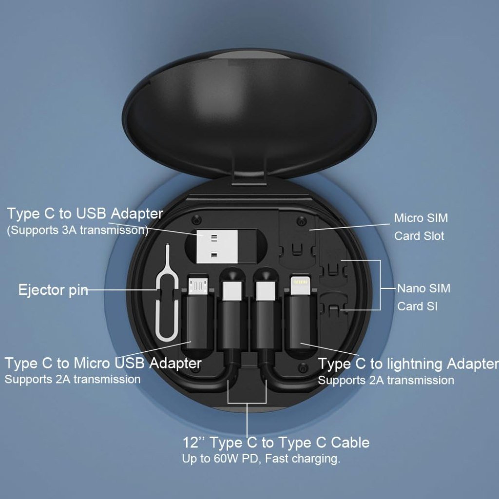 Travel Data Cable Set 60W