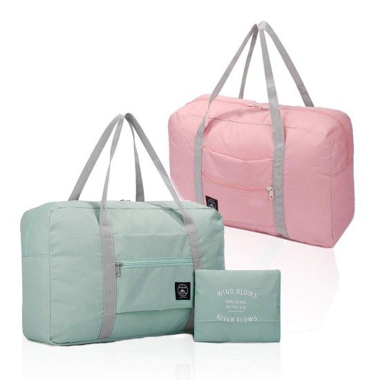 Travel Bag Foldable Nylon Duffle Tote Bag 32 Liter