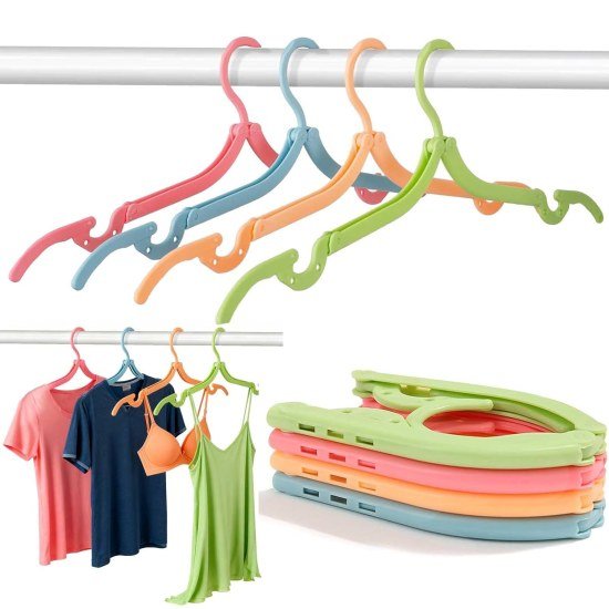 Travel Foldable Plastic Hangers