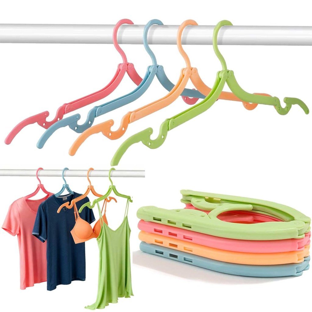 Travel Foldable Plastic Hangers