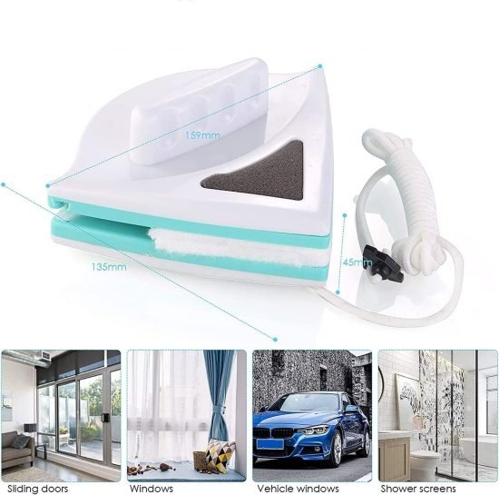 Triangle Magnetic Glass Cleaner