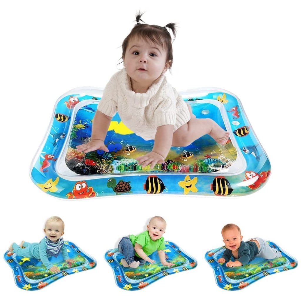 Tummy time Baby Play Water Mat slapped
