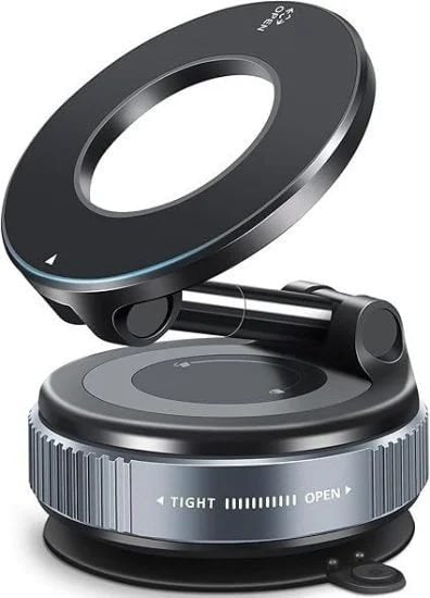 Vacuum Magnetic Phone Holder Mobile Stand - 1413