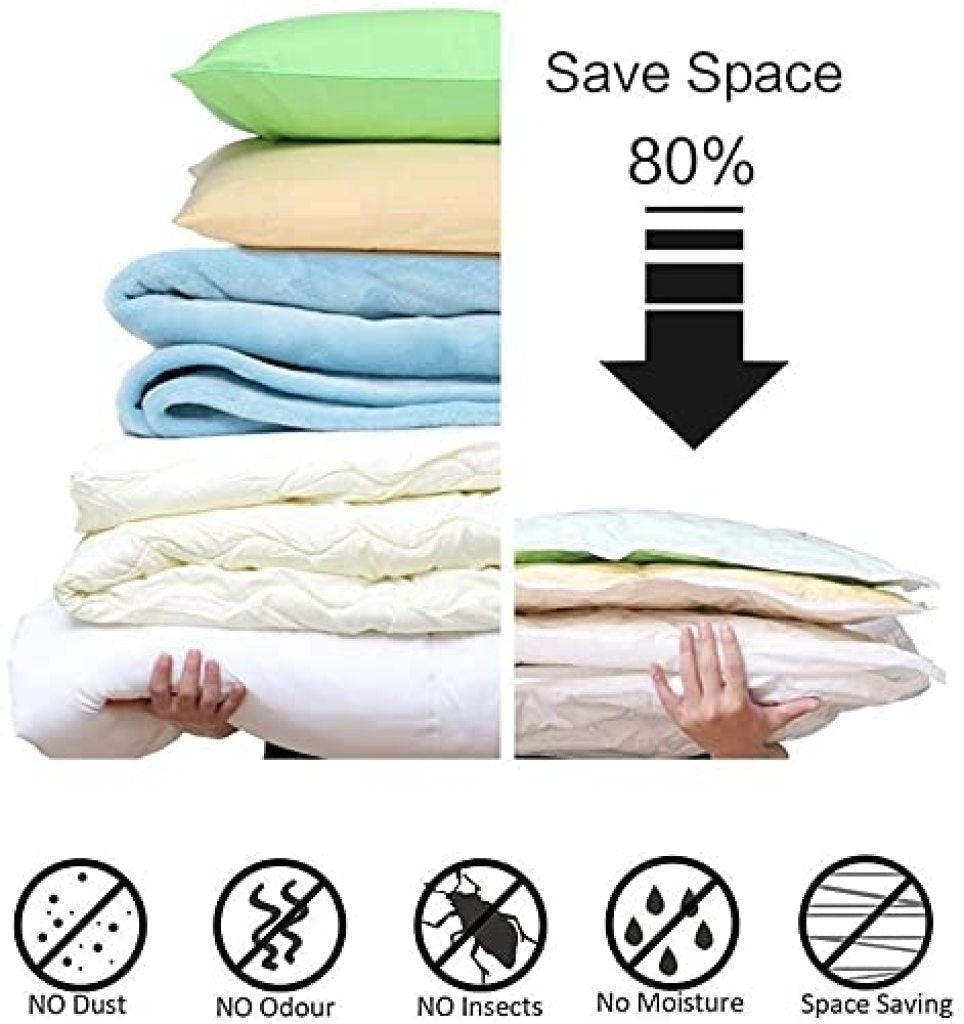 Big Vacuum Storage Bag with Pump 5 Bag 1 Pump