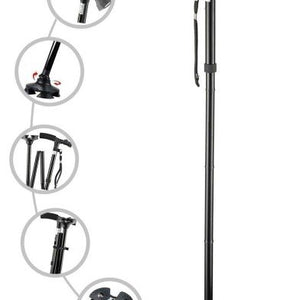 Walking stick With LED Torch