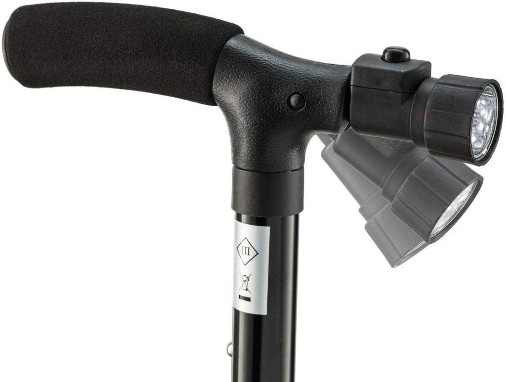 Walking stick With LED Torch
