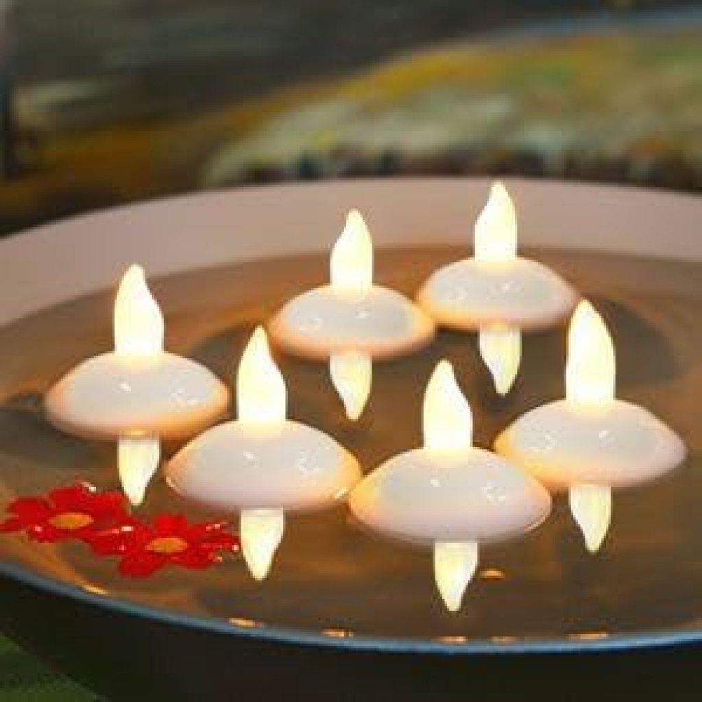 12 pcs Water Sensor Led Diya