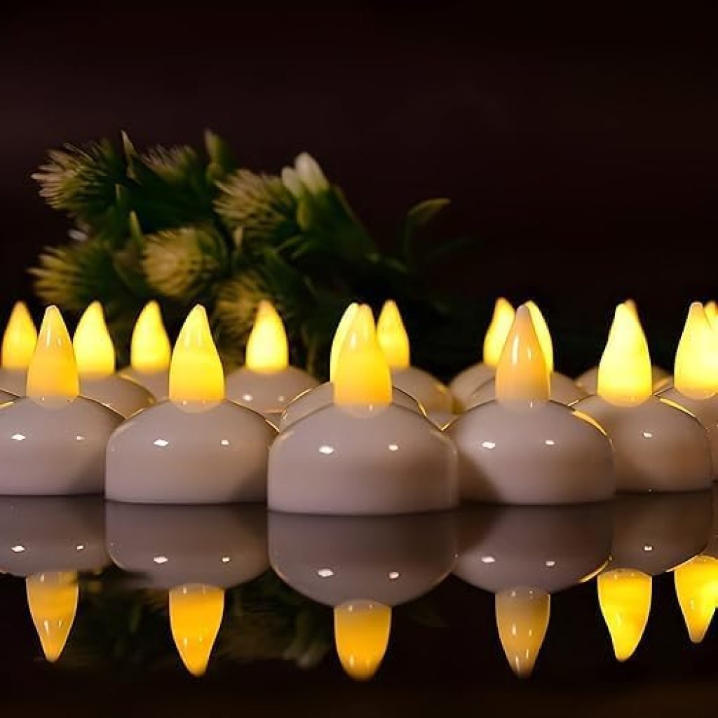 12 pcs Water Sensor Led Diya