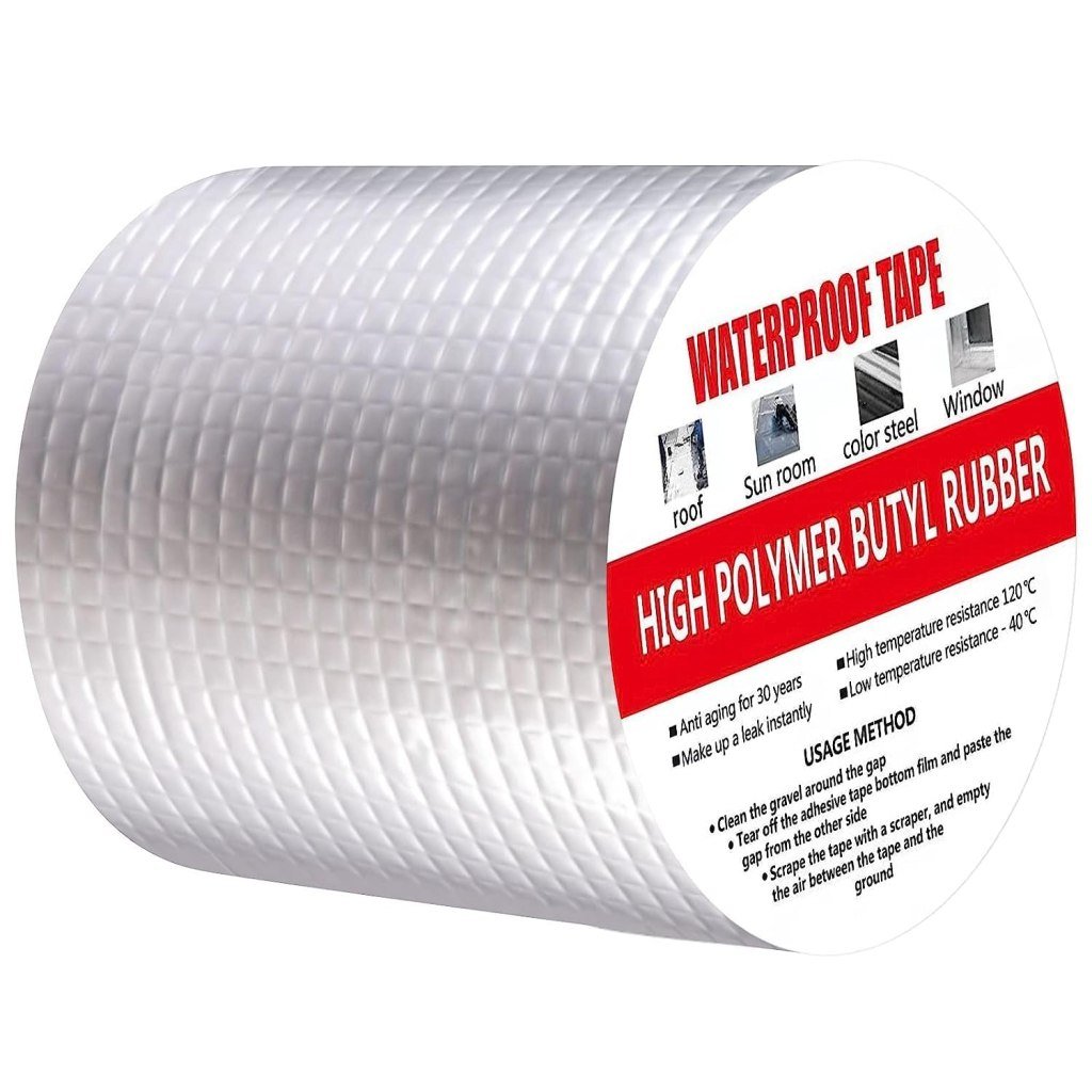 Waterproof Aluminum Butyl Tape 4inch 5mt