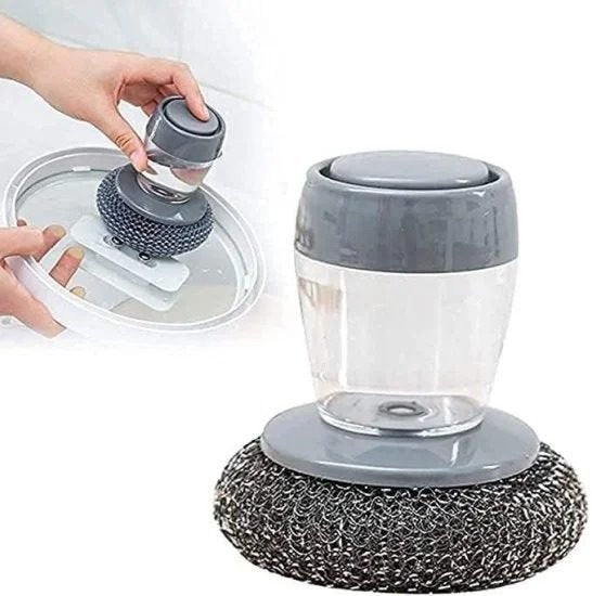 Wire Plam Dish Cleaner Brush