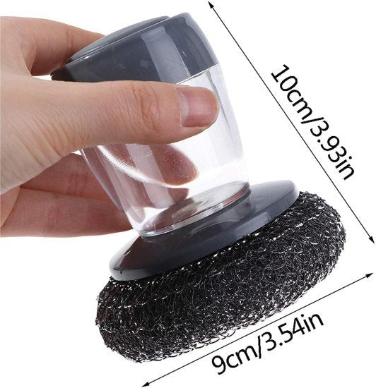 Wire Plam Dish Cleaner Brush