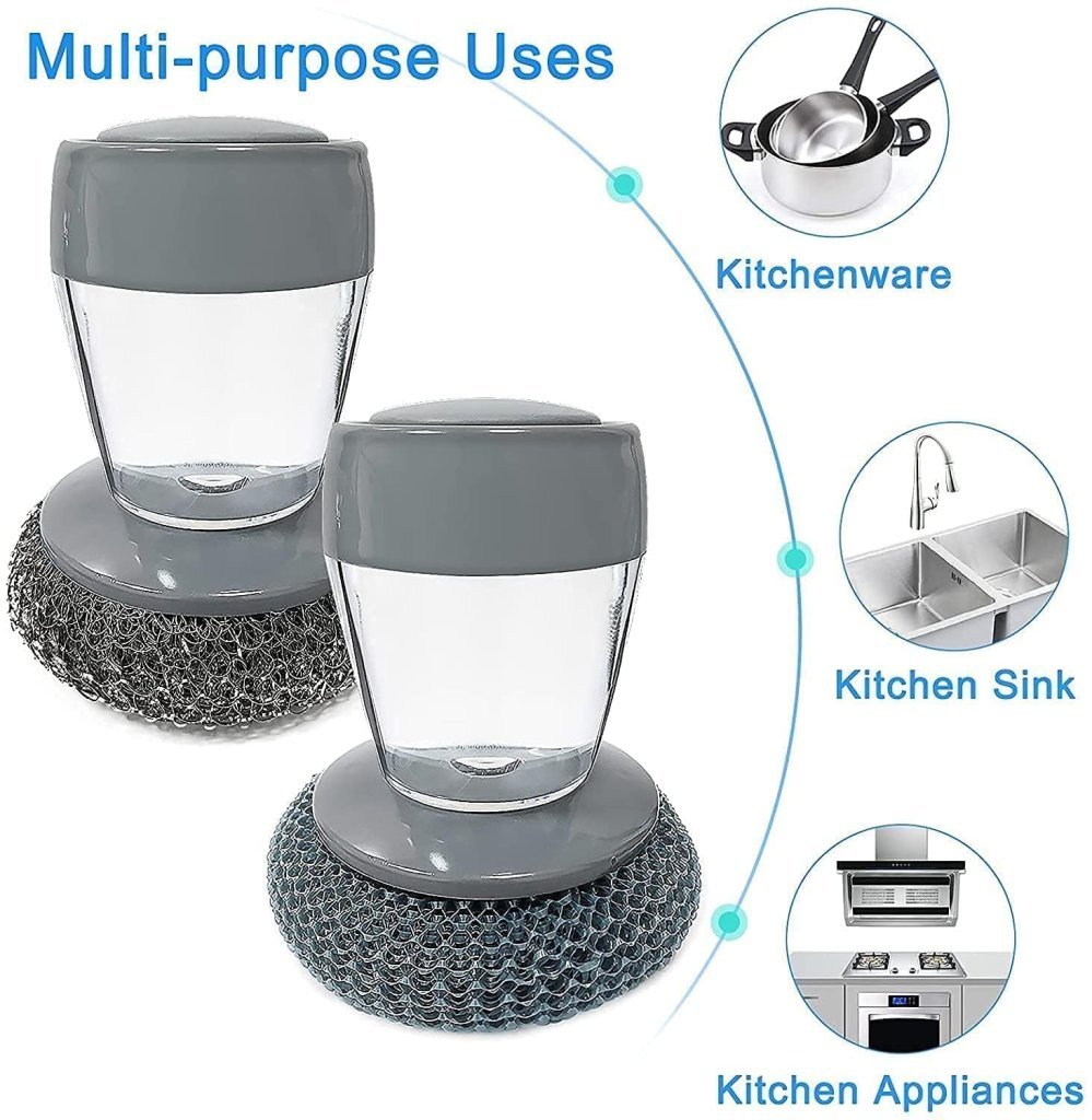 Wire Plam Dish Cleaner Brush